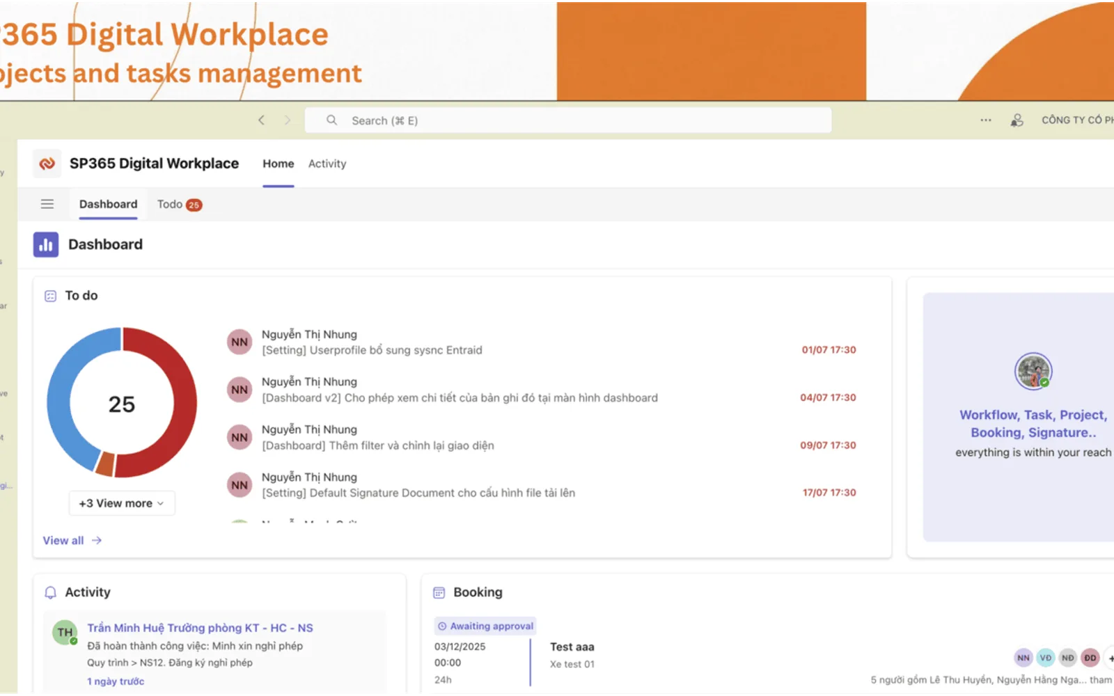 SP365 Digital Workplace — screenshot from the Microsoft Marketplace listing