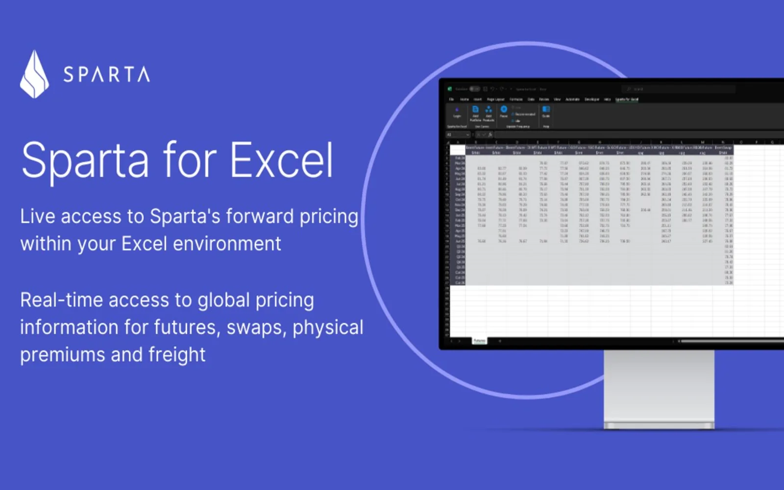 Sparta for Excel — screenshot from the Microsoft Marketplace listing