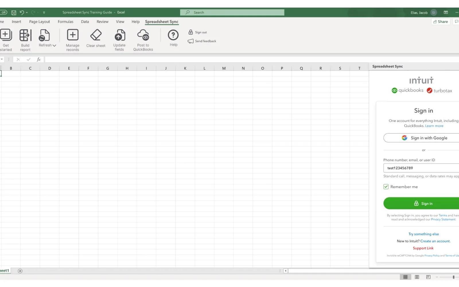 Spreadsheet Sync — screenshot from the Microsoft Marketplace listing