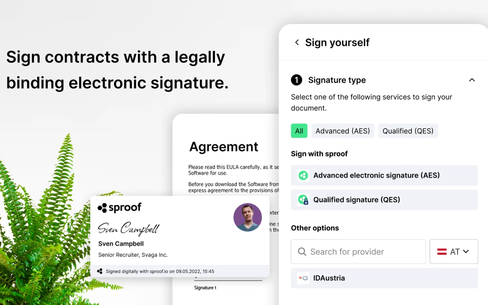 sproof sign — screenshot from the Microsoft Marketplace listing
