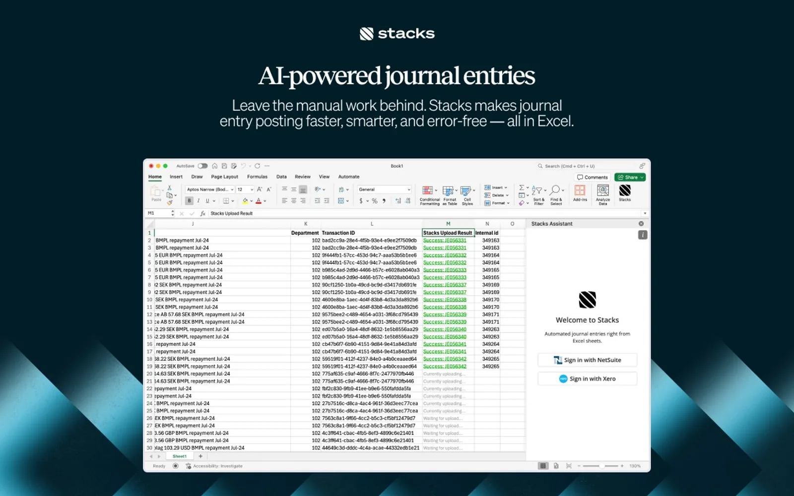 Stacks Assistant — screenshot from the Microsoft Marketplace listing