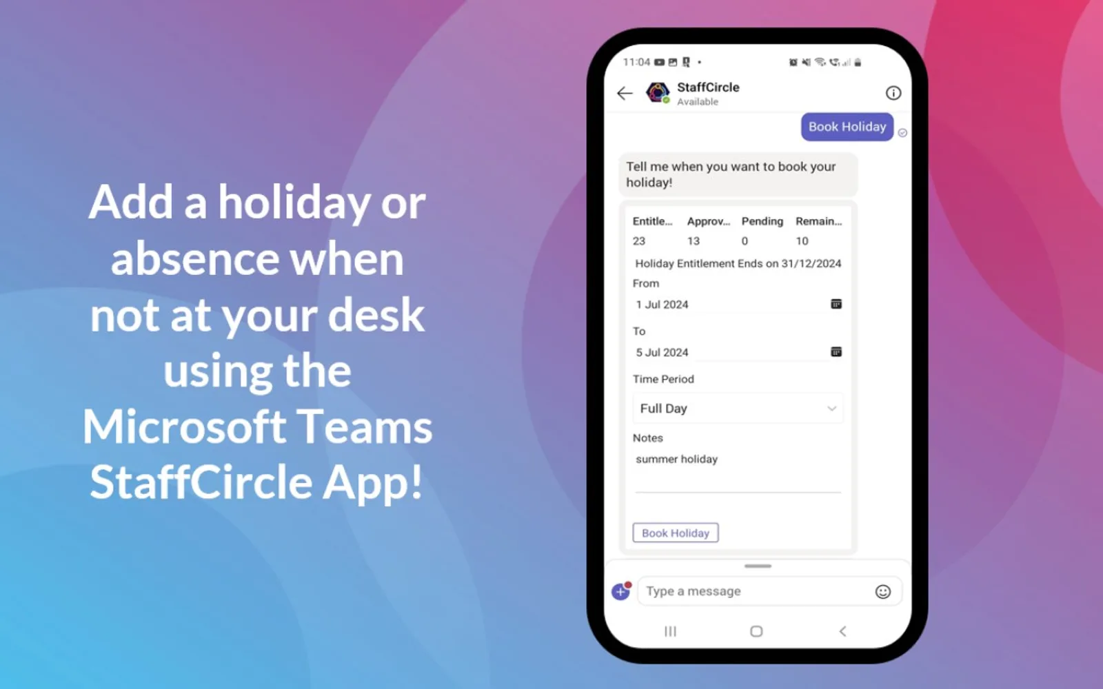 StaffCircle — screenshot from the Microsoft Marketplace listing