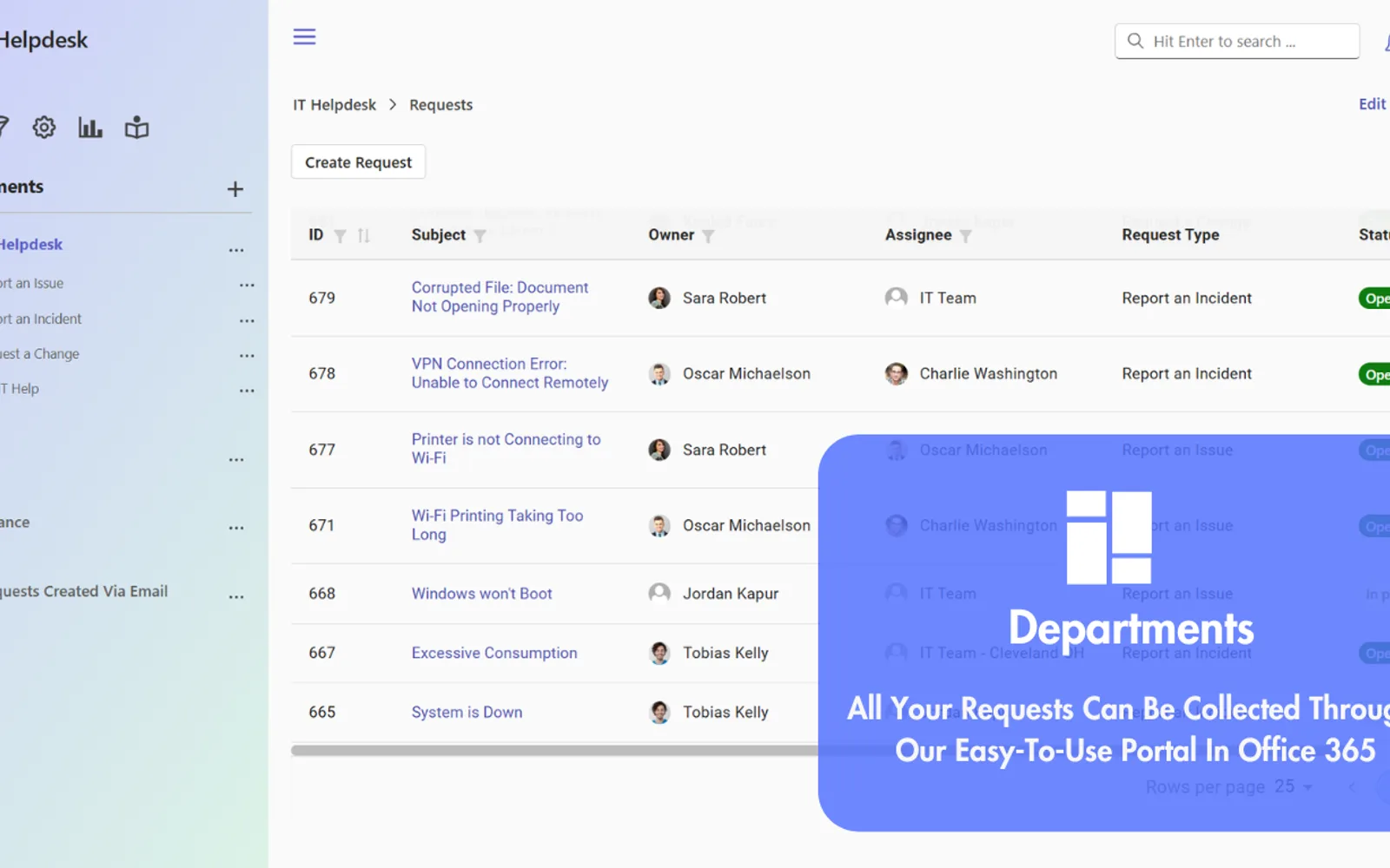 SteadyPoint HelpDesk — screenshot from the Microsoft Marketplace listing