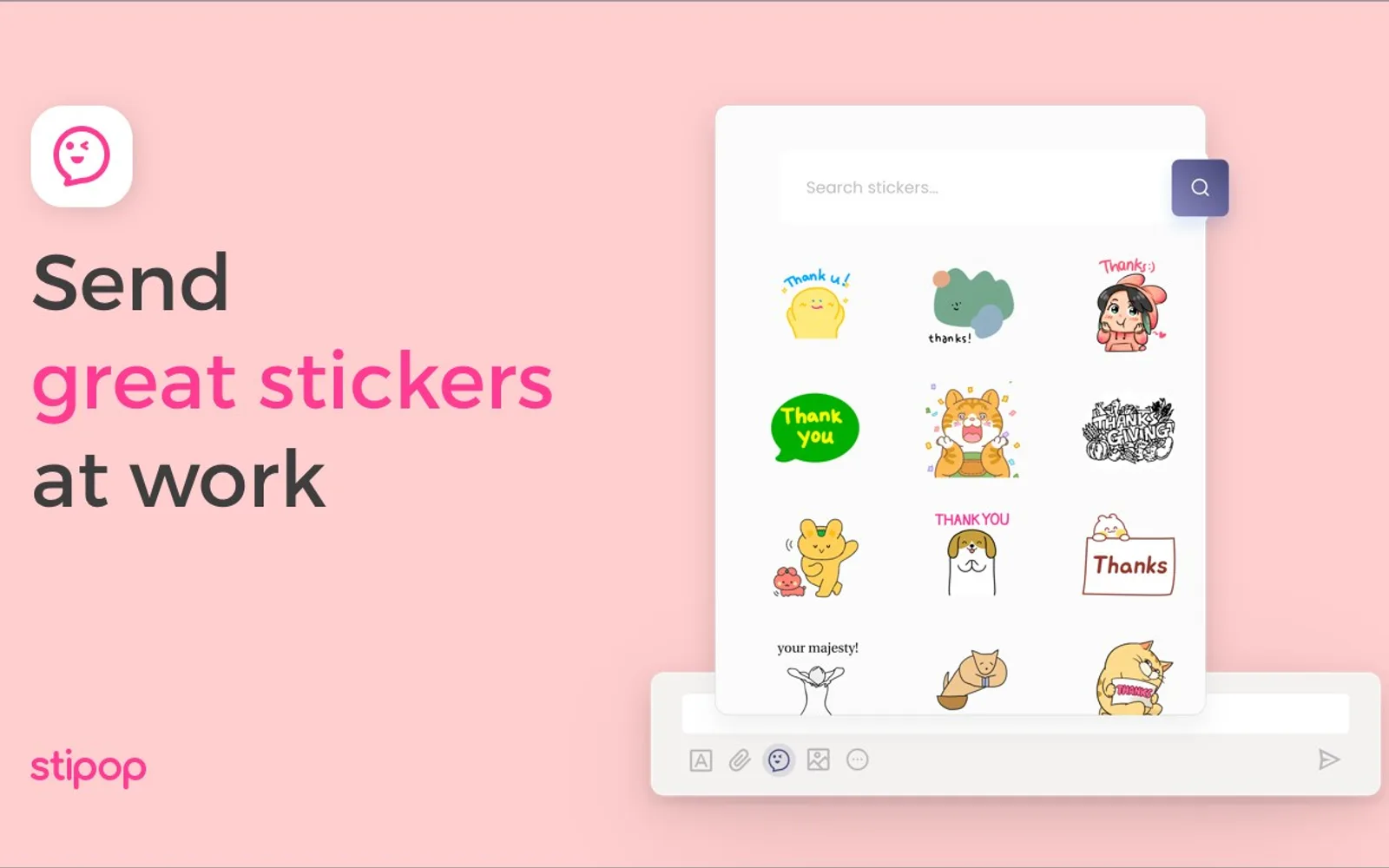 Stipop Stickers — screenshot from the Microsoft Marketplace listing