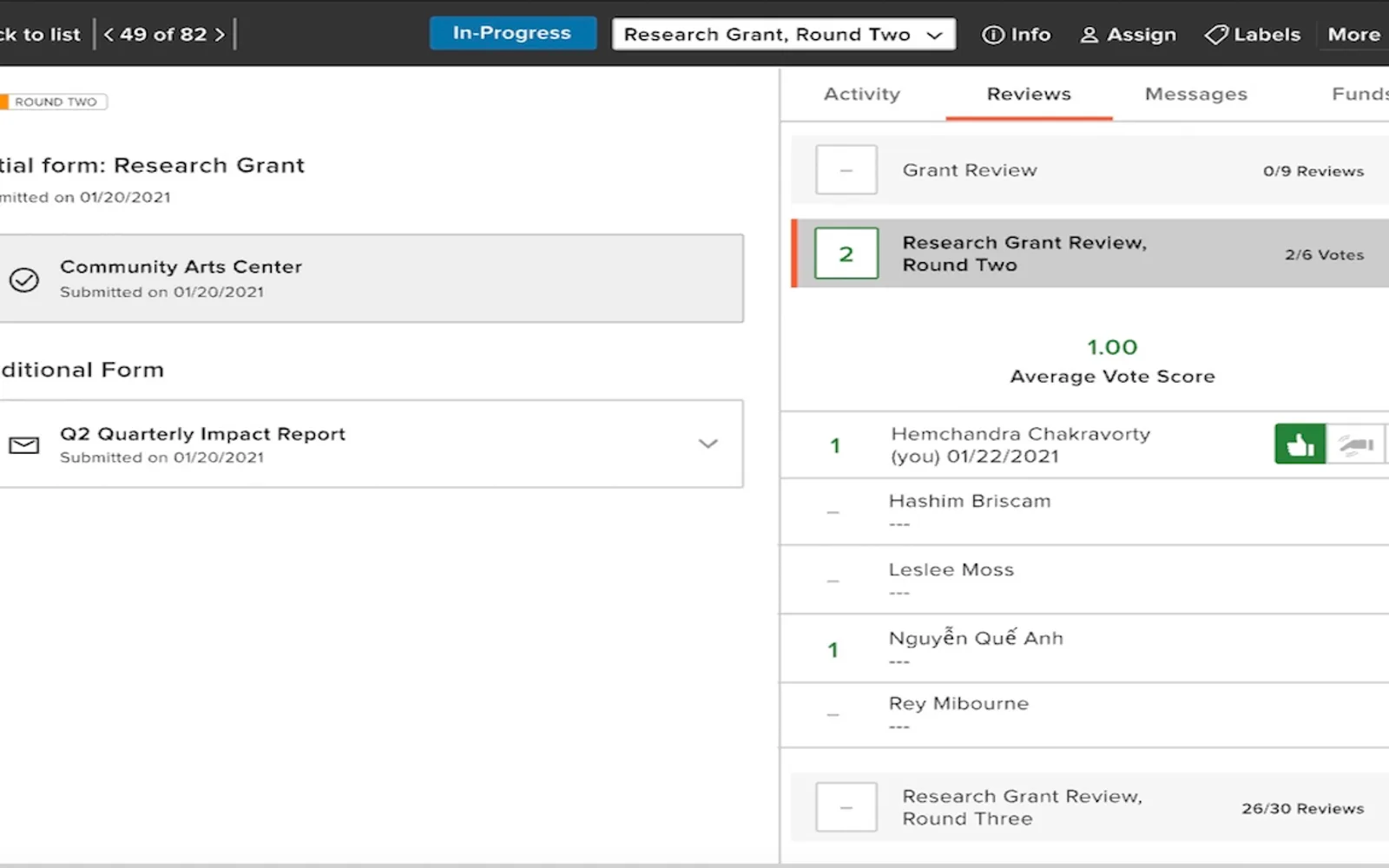 Submittable CSR & Grants Management Software — screenshot from the Microsoft Marketplace listing