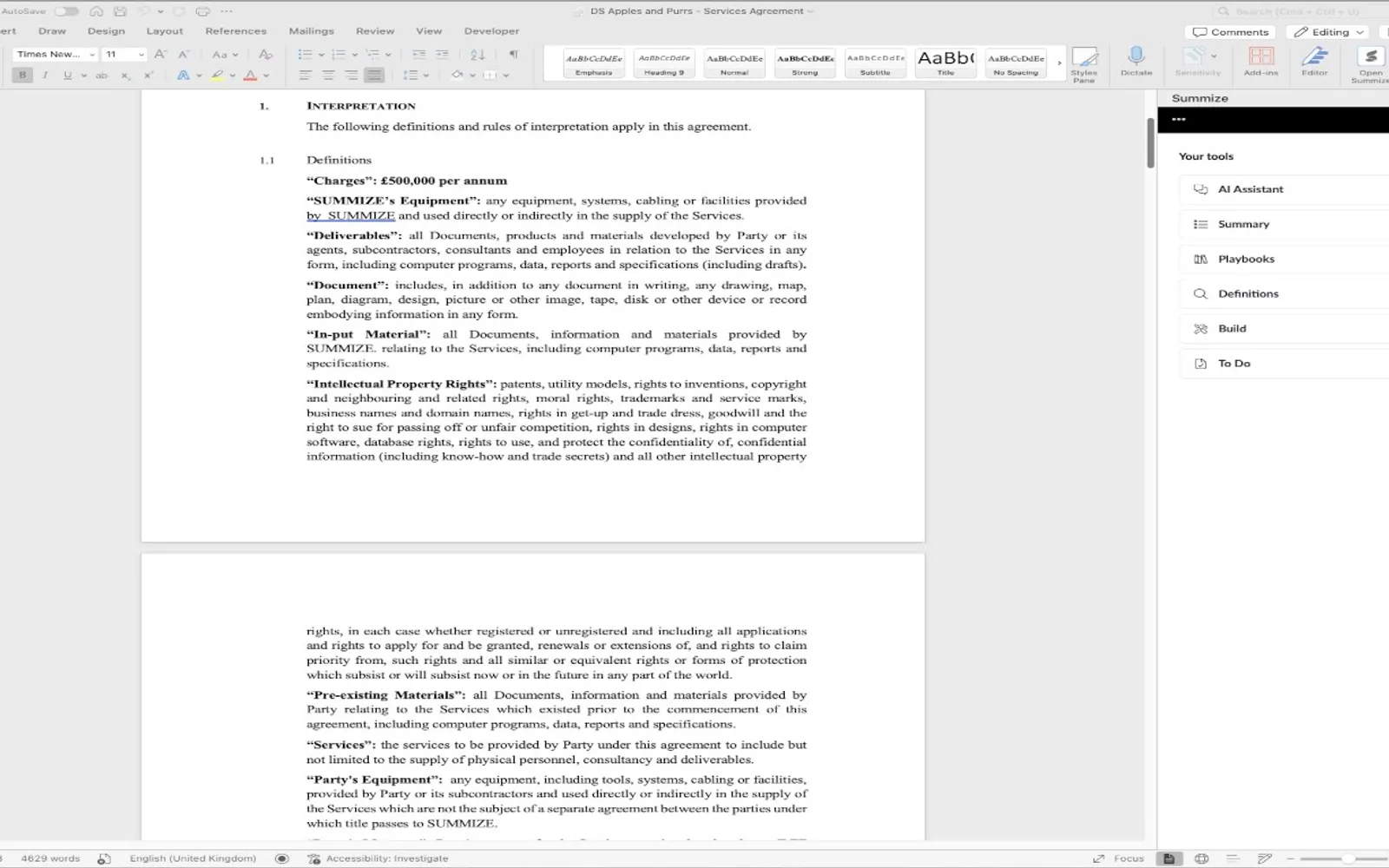 Summize — screenshot from the Microsoft Marketplace listing