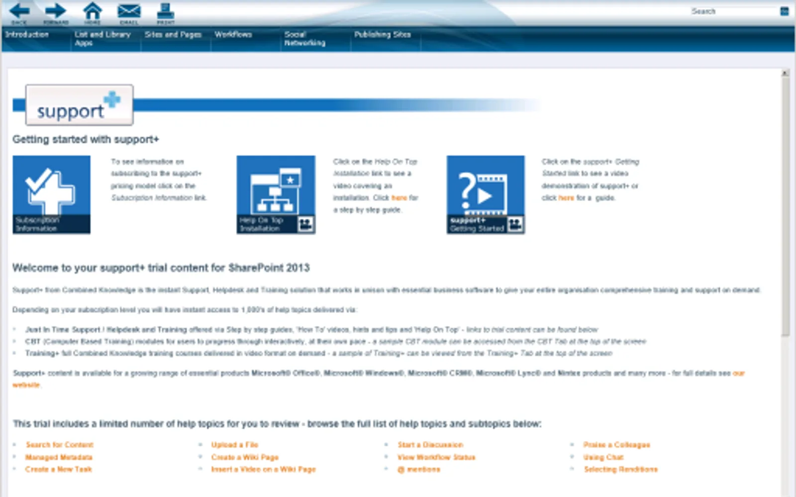 Support+ Help On-Demand — screenshot from the Microsoft Marketplace listing