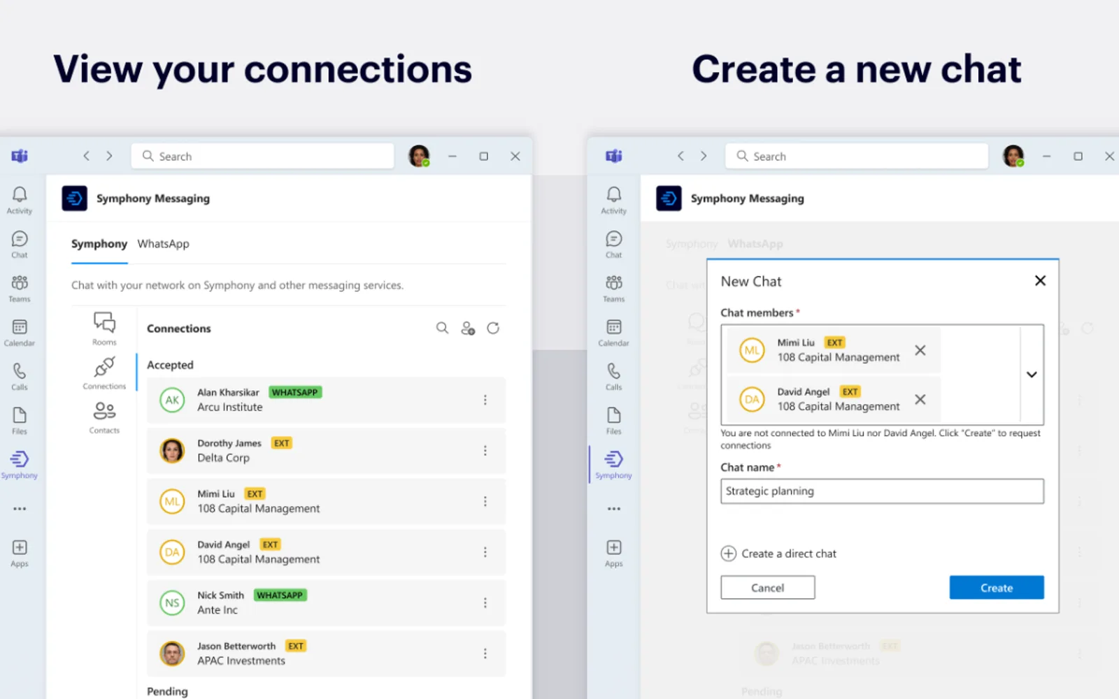 Symphony Messaging — screenshot from the Microsoft Marketplace listing