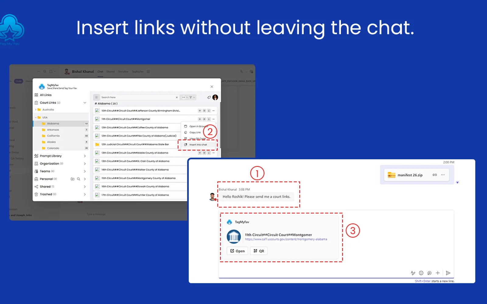 TagMyFav — screenshot from the Microsoft Marketplace listing