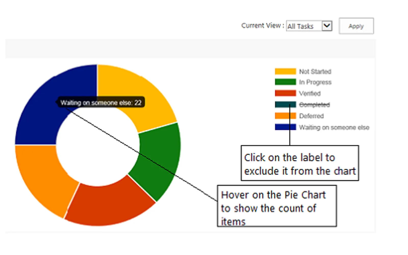 Task Reports for SharePoint — screenshot from the Microsoft Marketplace listing