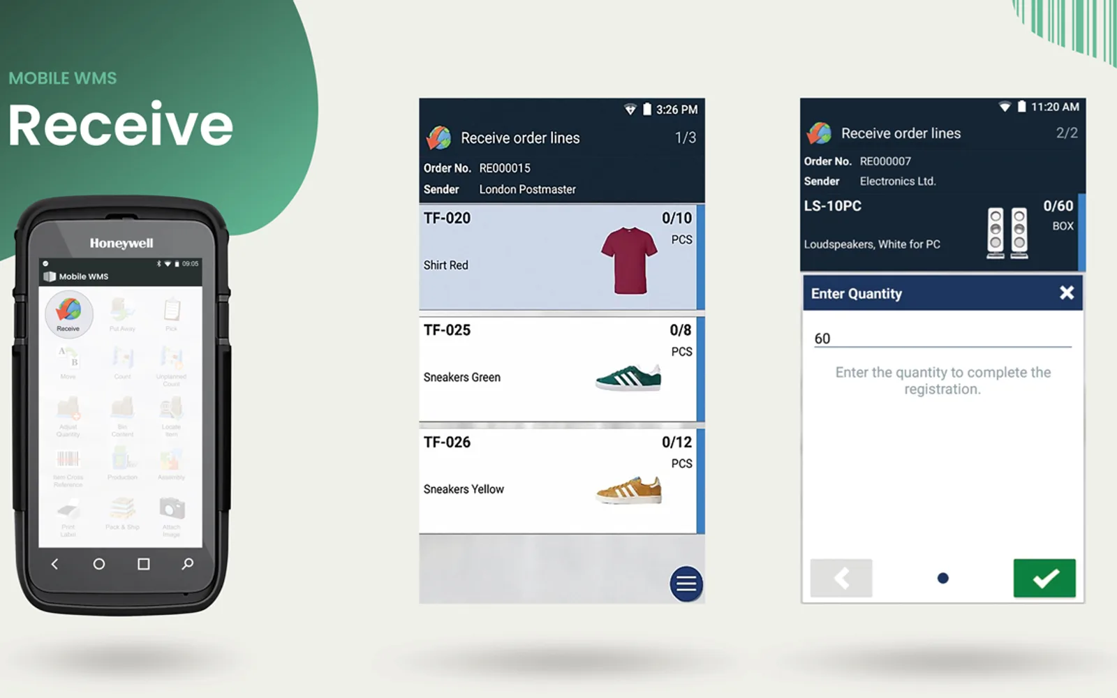 Tasklet Mobile WMS — screenshot from the Microsoft Marketplace listing
