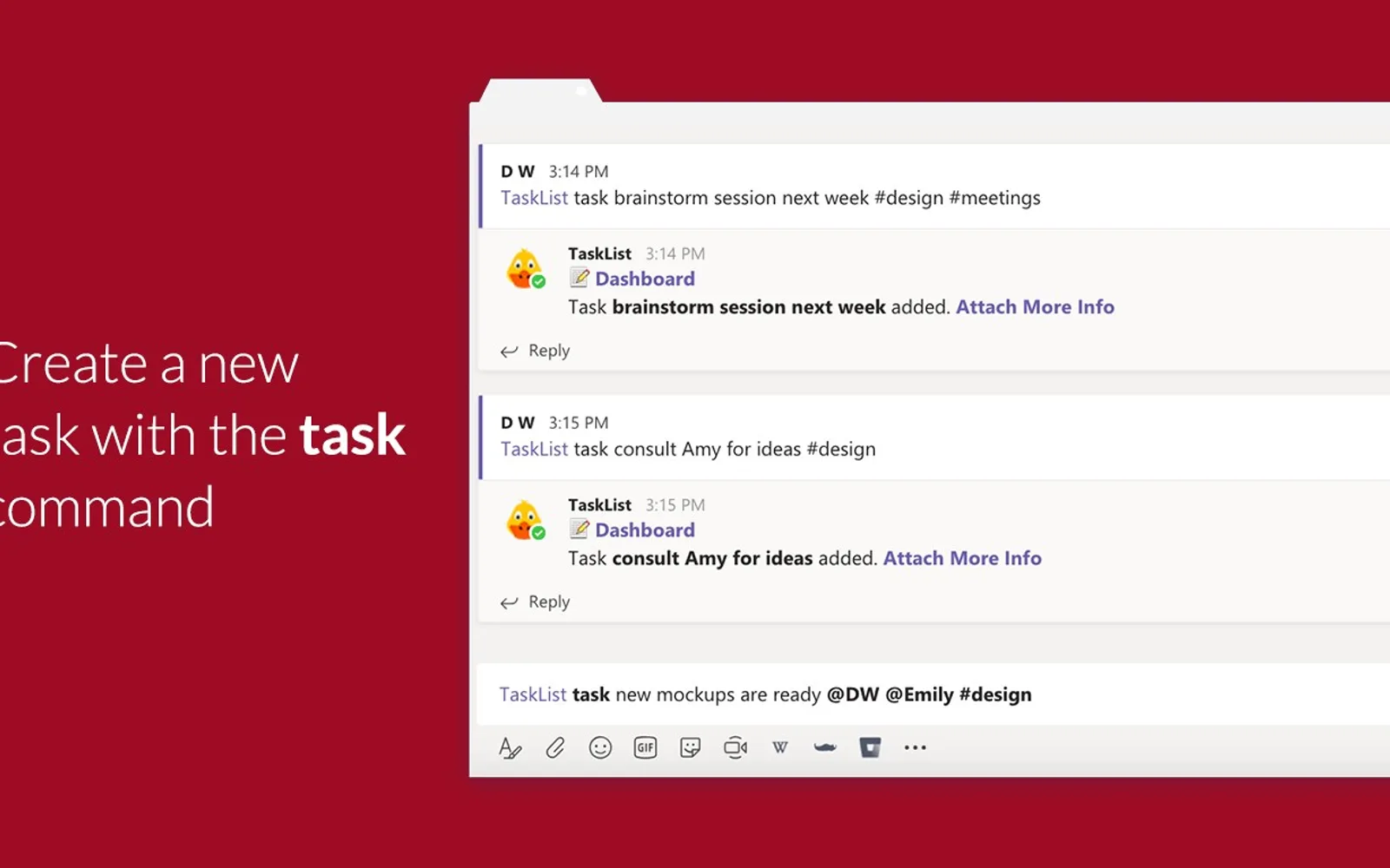 TaskList — screenshot from the Microsoft Marketplace listing