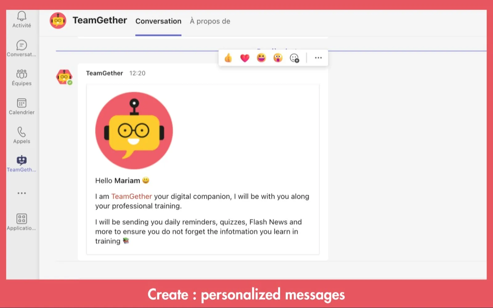 TeamGether — screenshot from the Microsoft Marketplace listing
