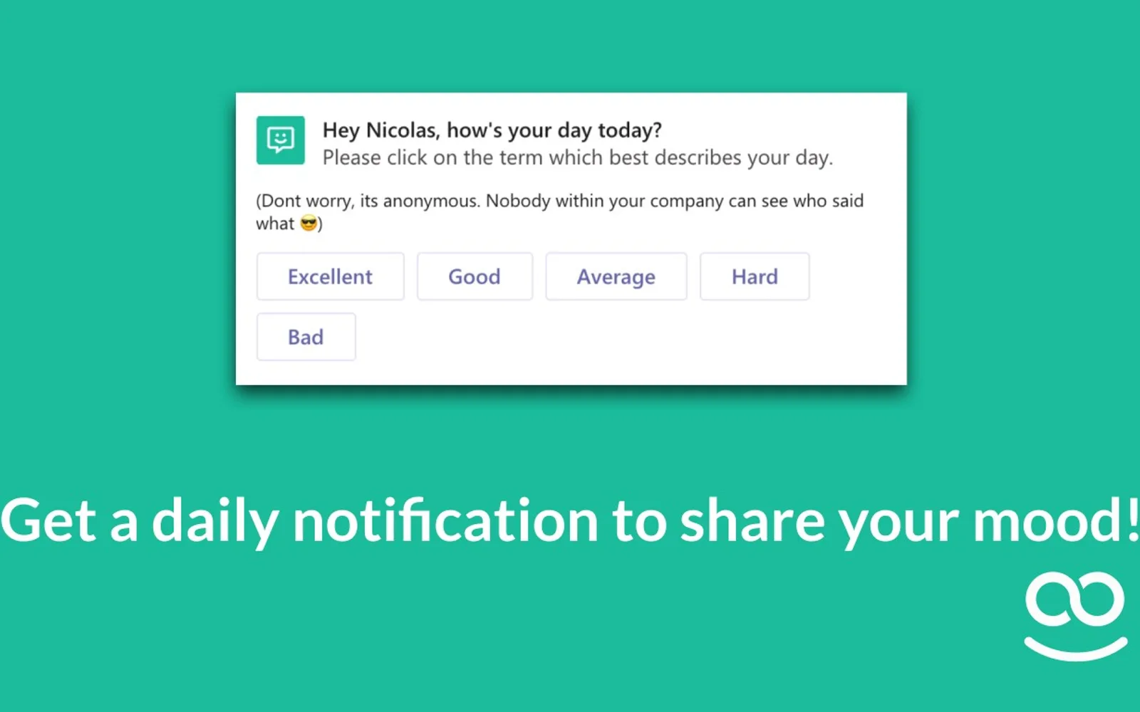 TeamMood — screenshot from the Microsoft Marketplace listing