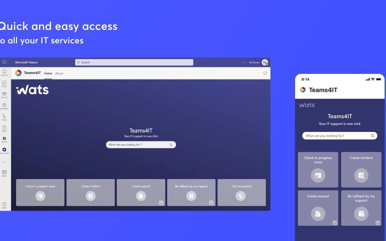 Teams4IT — screenshot from the Microsoft Marketplace listing