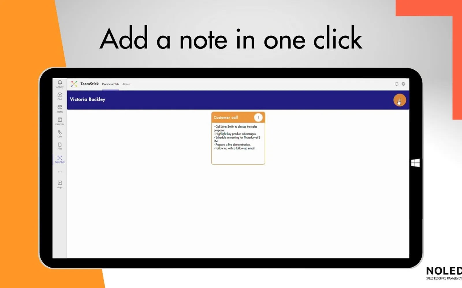 TeamStick — screenshot from the Microsoft Marketplace listing