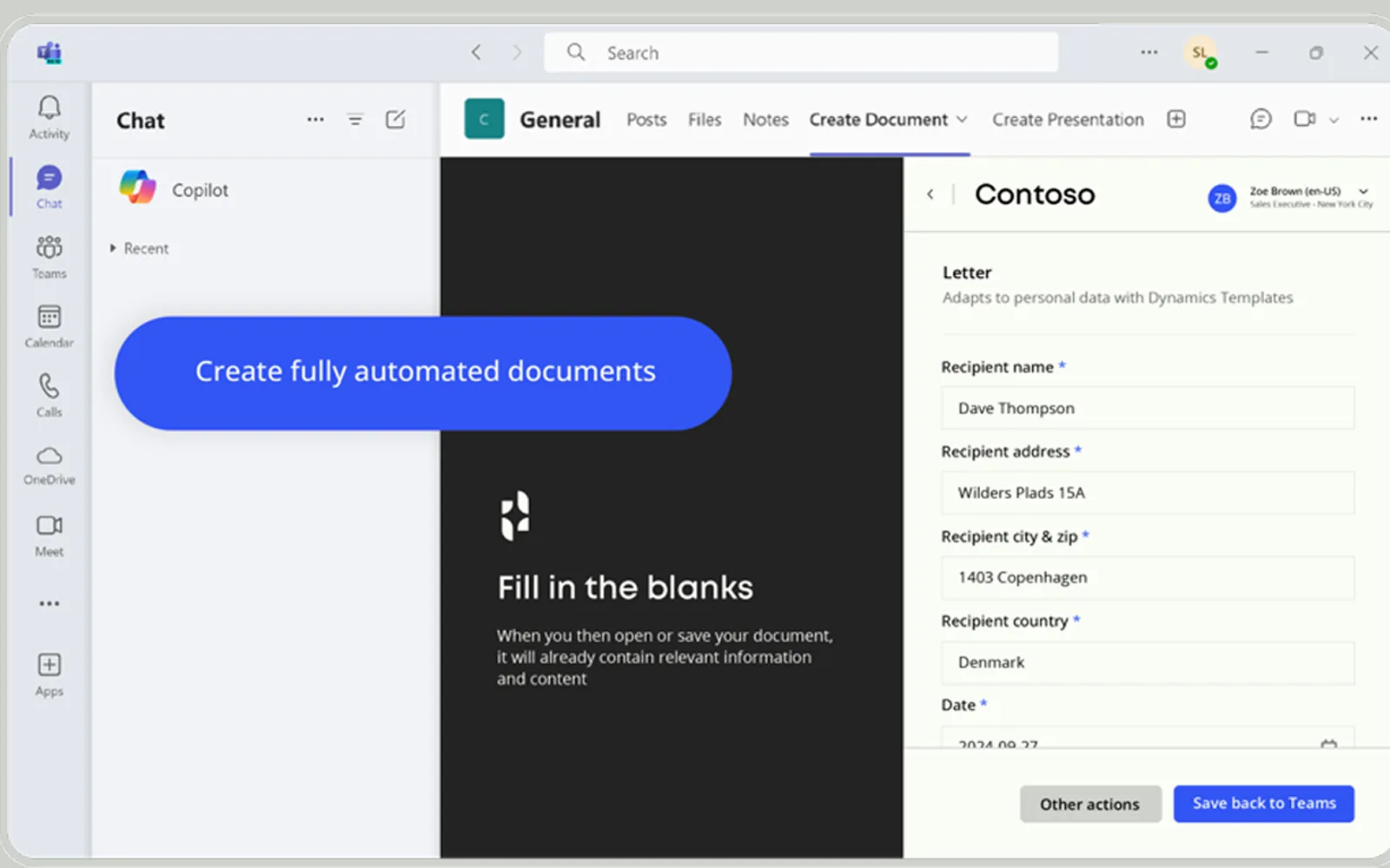 Templafy — screenshot from the Microsoft Marketplace listing
