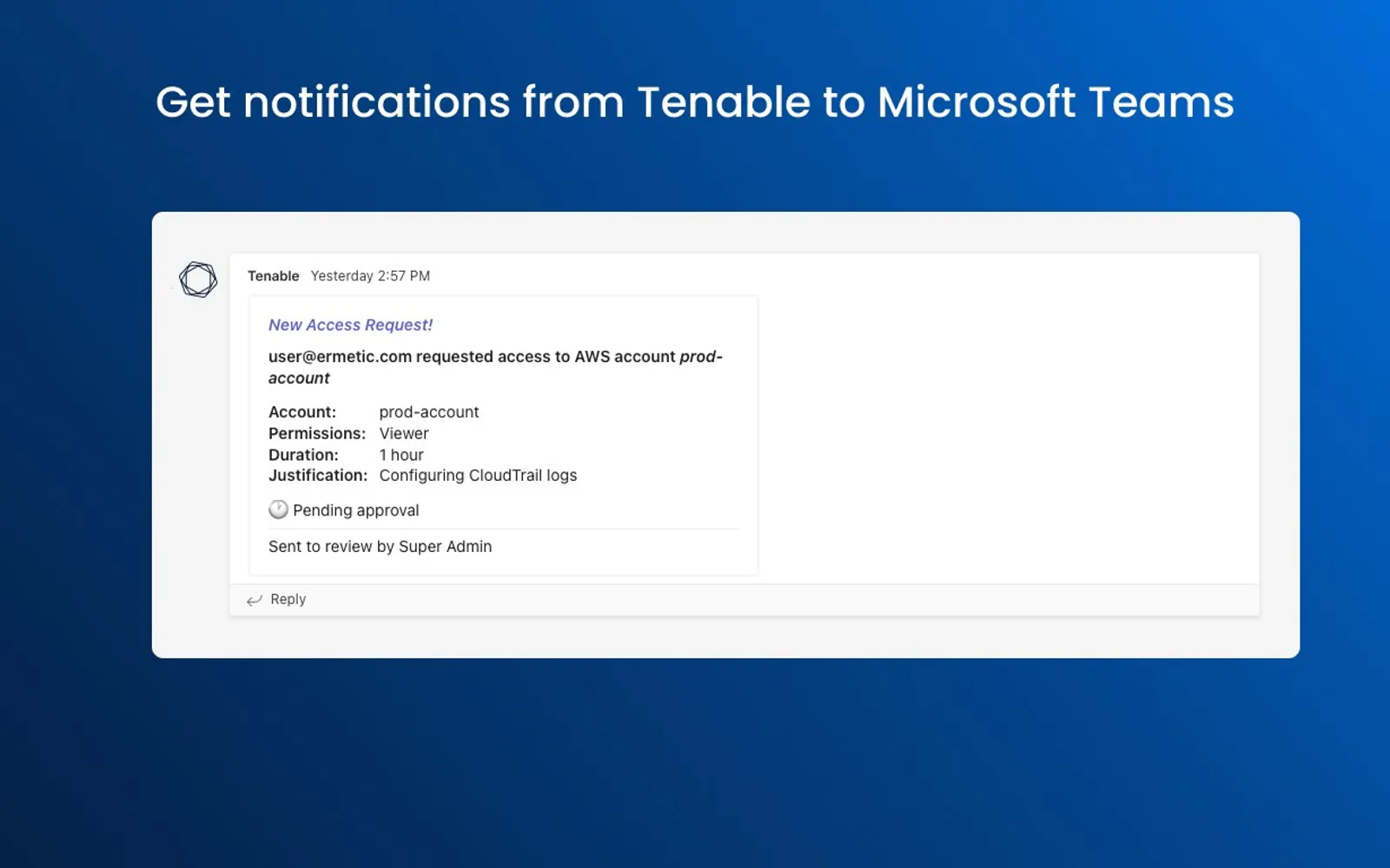 Tenable Cloud Security — screenshot from the Microsoft Marketplace listing