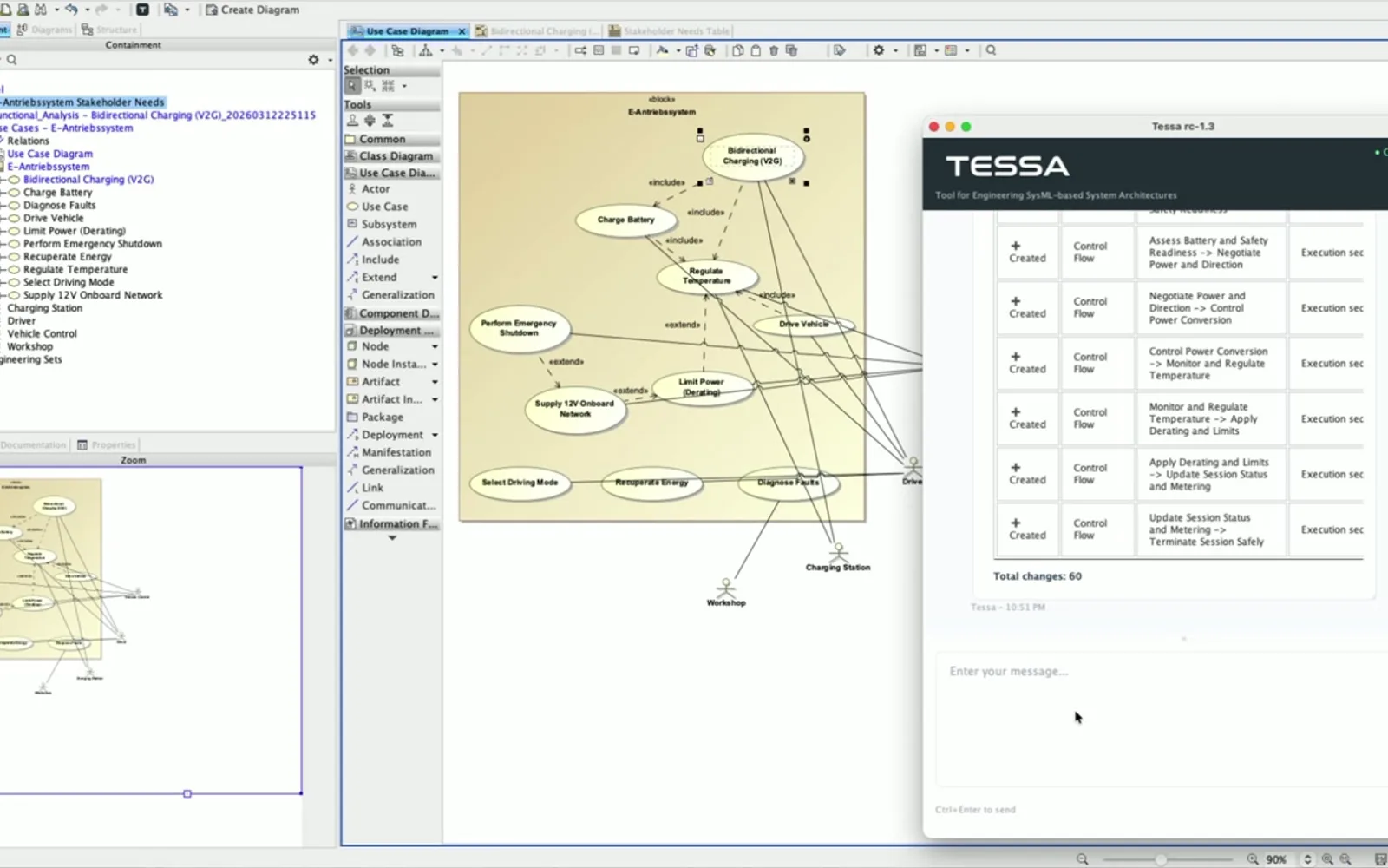 TESSA: SysML Modeling Assistant for MBSE — screenshot from the Microsoft Marketplace listing