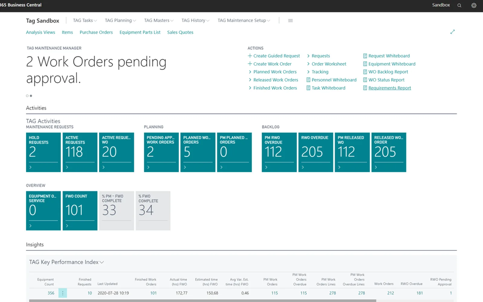 The Asset Guardian (TAG) CMMS-EAM — screenshot from the Microsoft Marketplace listing