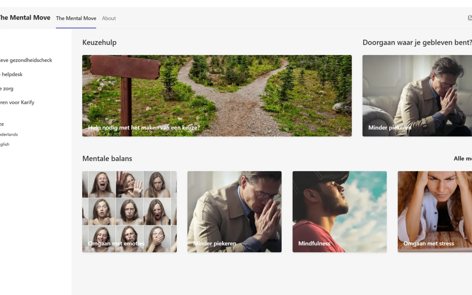 The Mental Move — screenshot from the Microsoft Marketplace listing