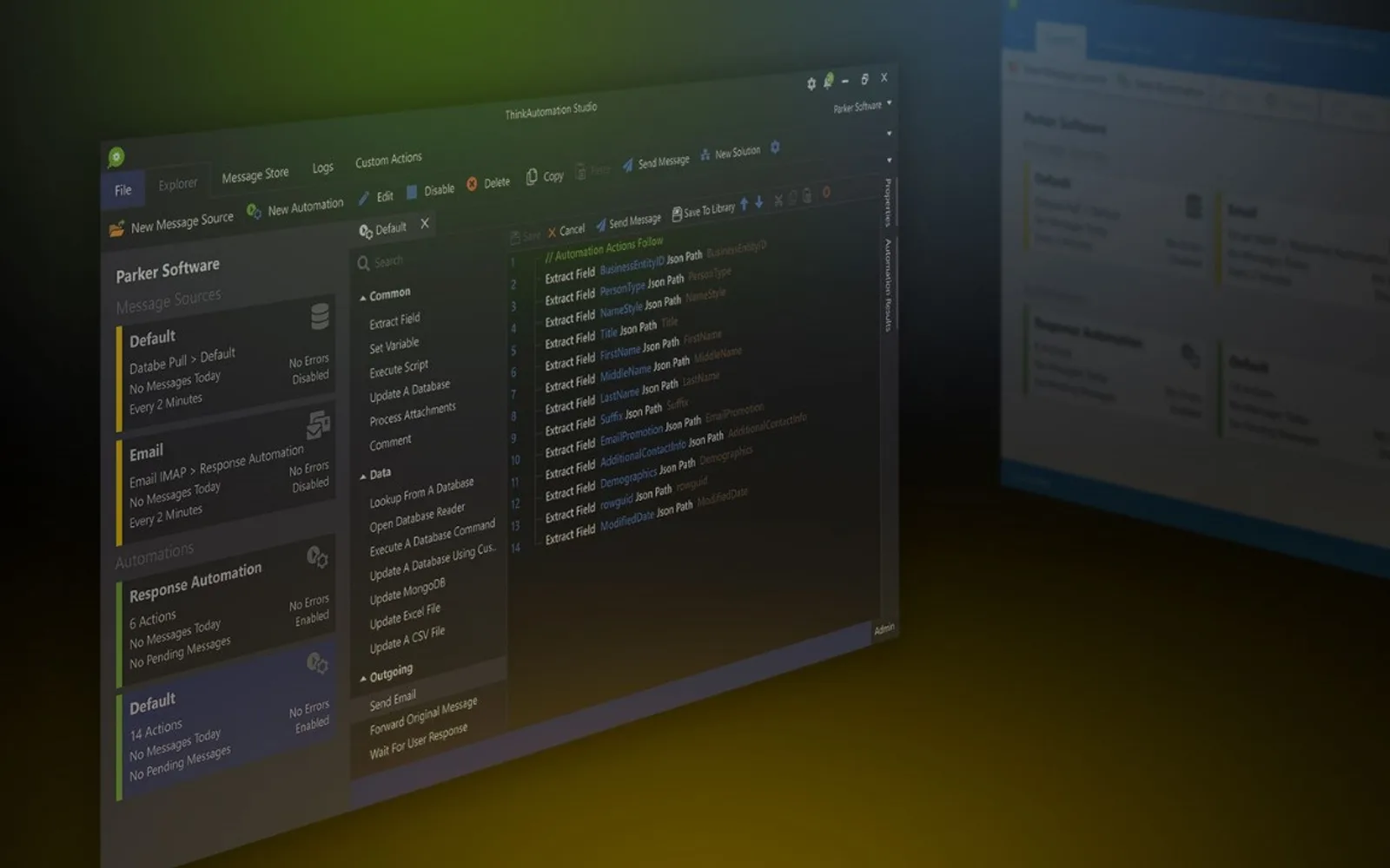 ThinkAutomation — screenshot from the Microsoft Marketplace listing