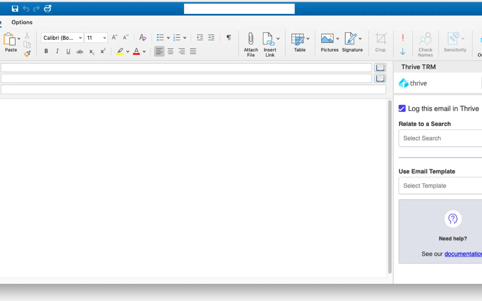 Thrive TRM — screenshot from the Microsoft Marketplace listing