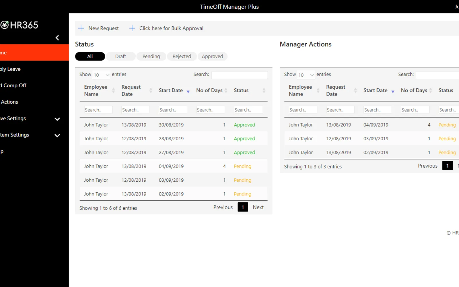 Time Off Manager Plus — screenshot from the Microsoft Marketplace listing