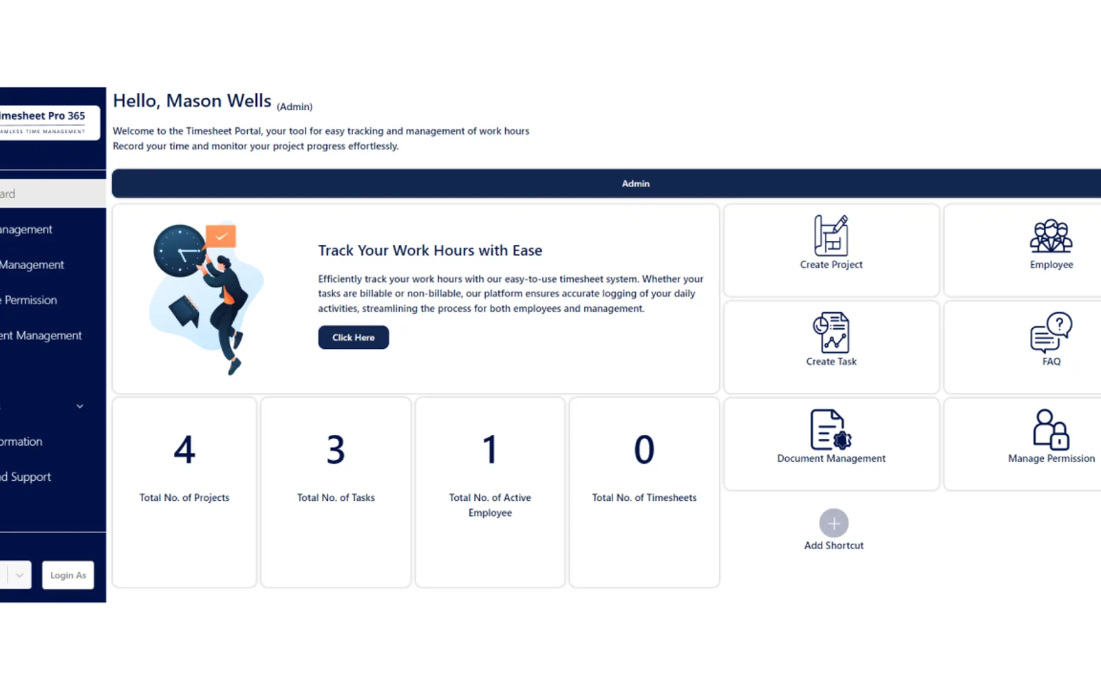 Timesheet Pro 365 — screenshot from the Microsoft Marketplace listing
