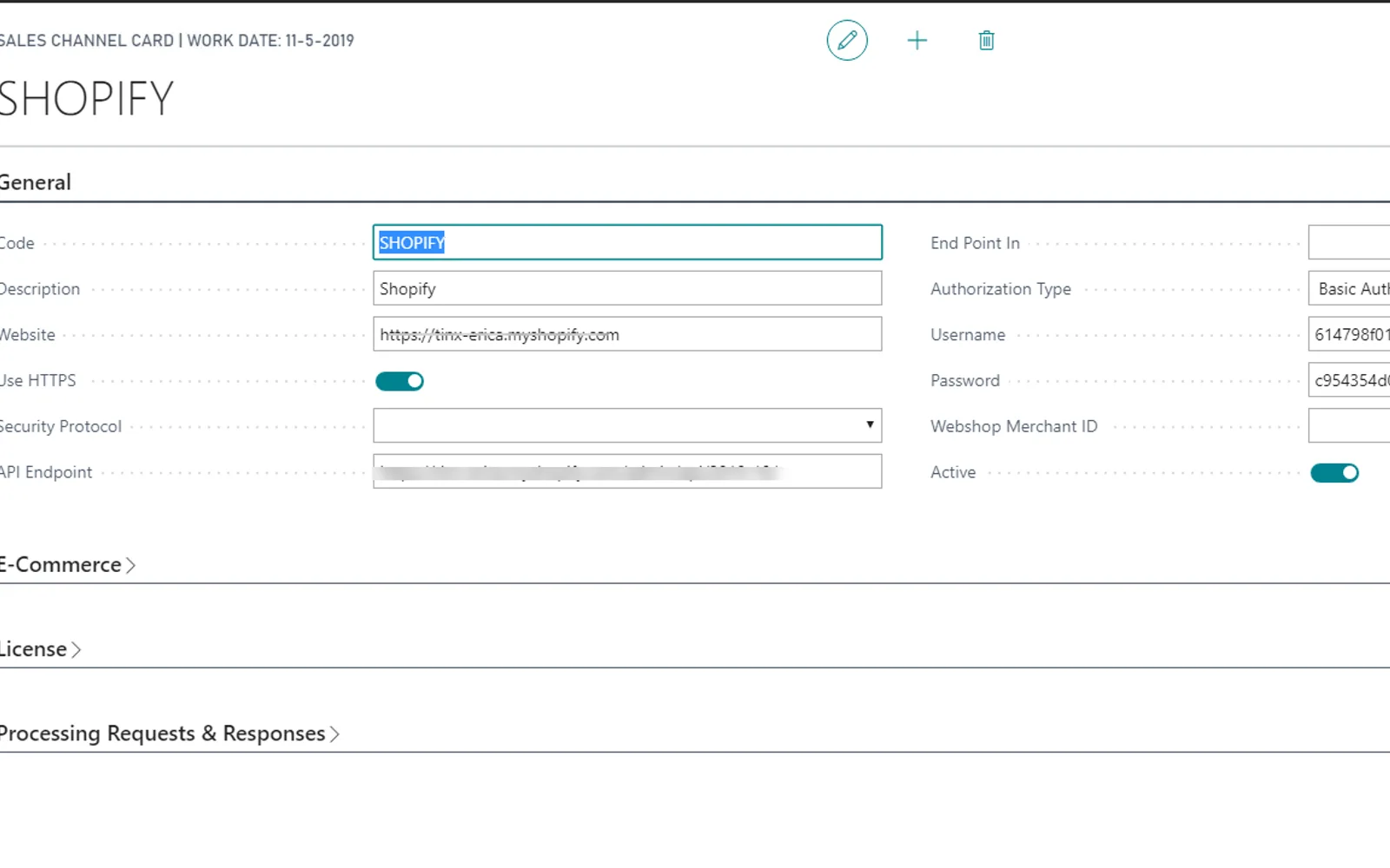 Tinx Shopify Connector — screenshot from the Microsoft Marketplace listing