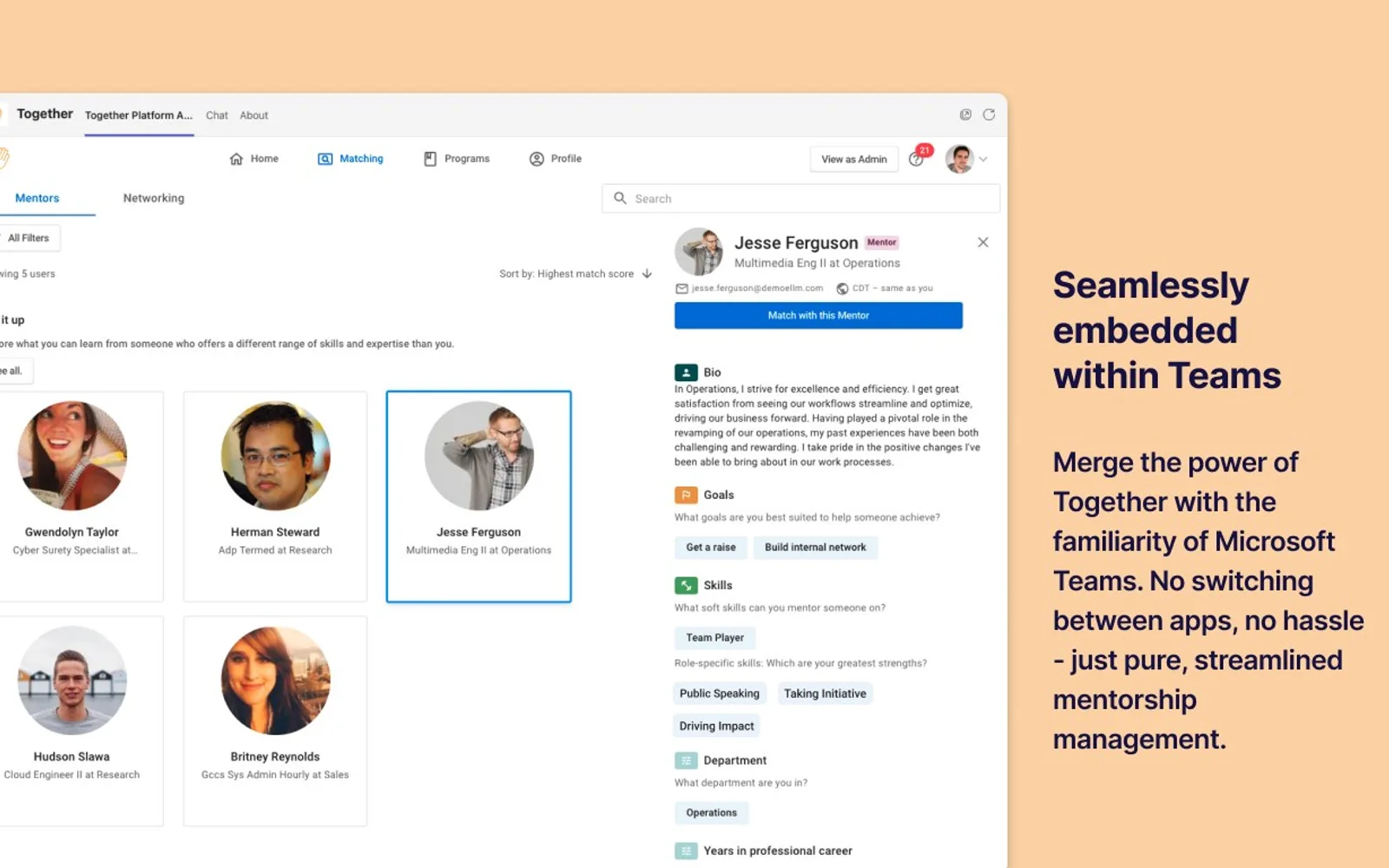 Together — screenshot from the Microsoft Marketplace listing