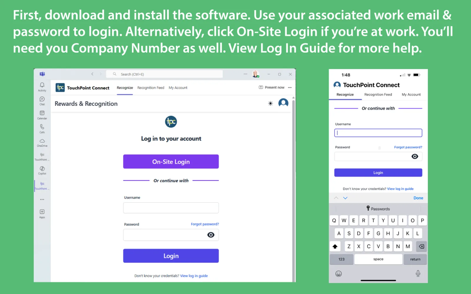 TouchPoint Connect — screenshot from the Microsoft Marketplace listing