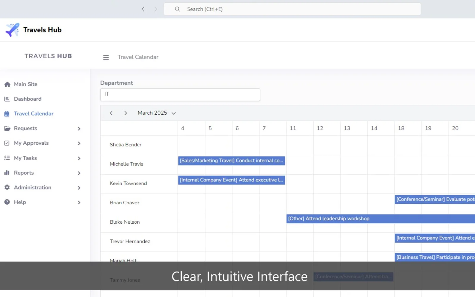 Travels Hub — screenshot from the Microsoft Marketplace listing