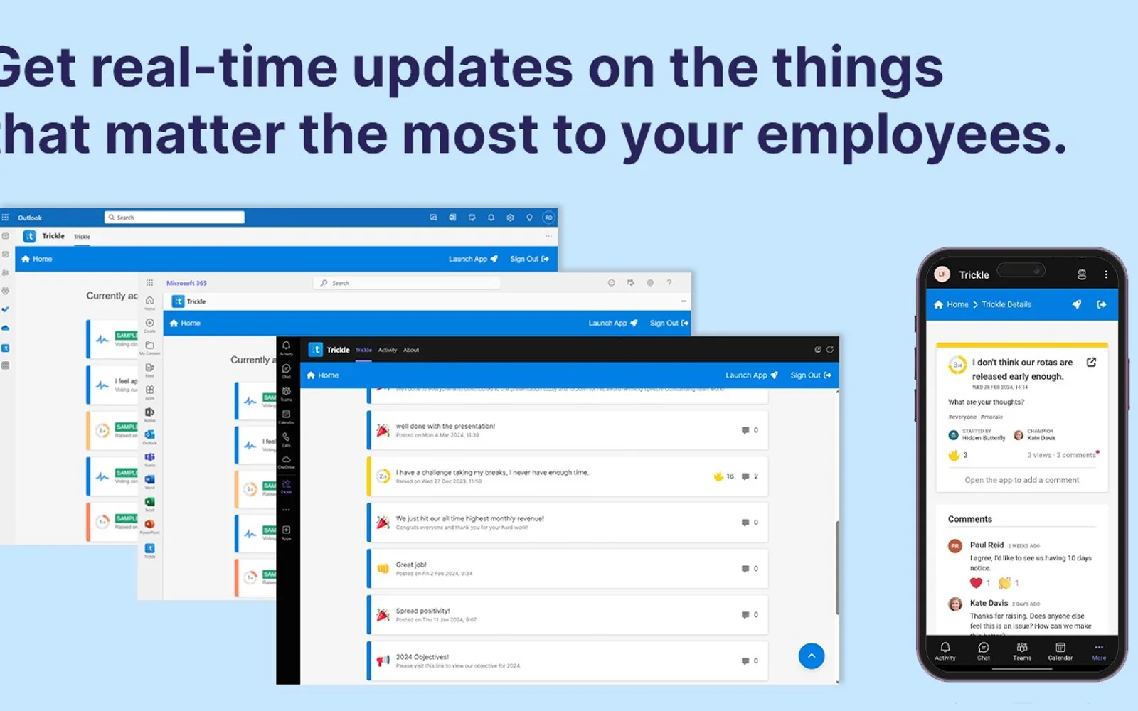 Trickle — screenshot from the Microsoft Marketplace listing
