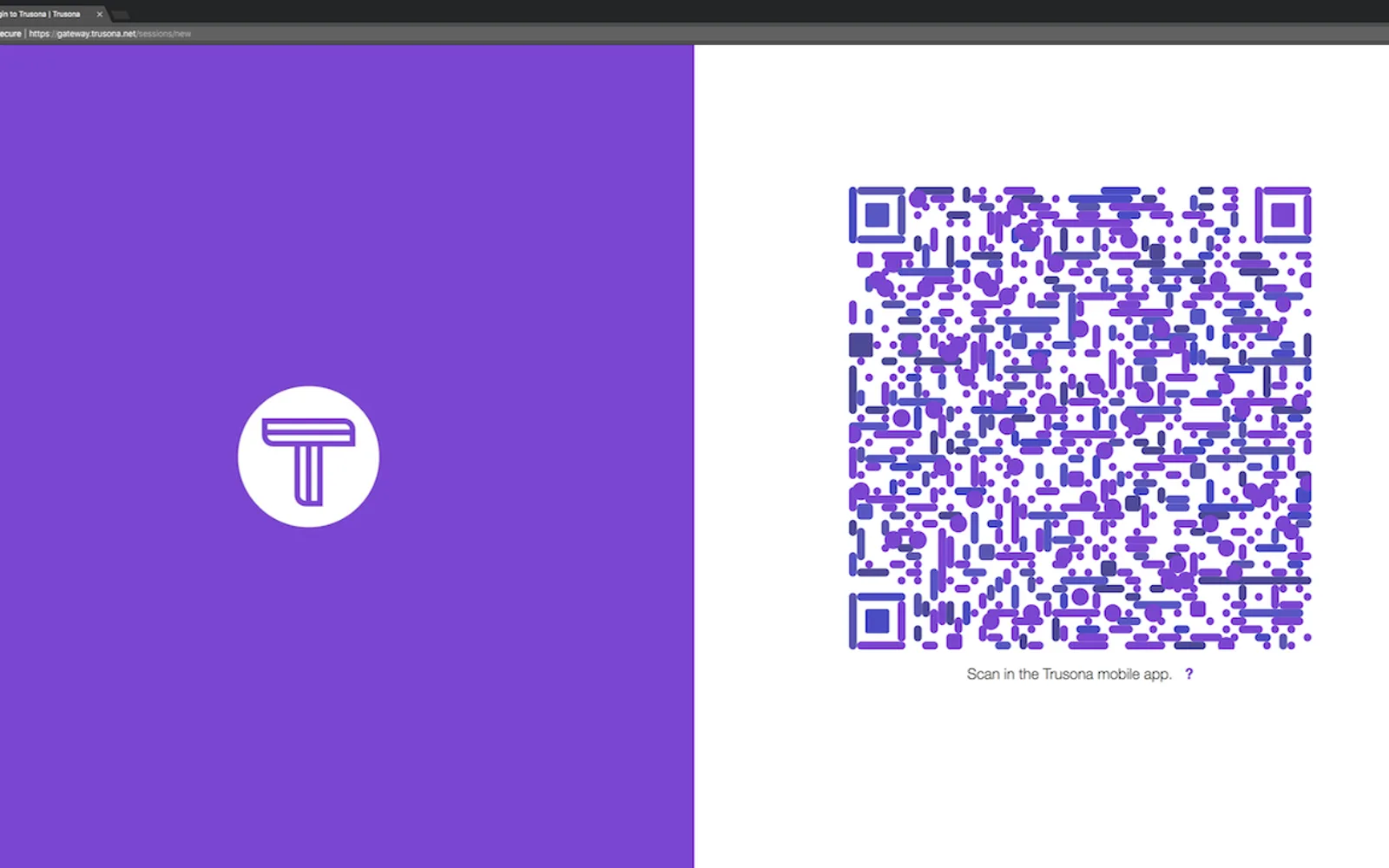 Trusona Passwordless Multi-factor Authentication — screenshot from the Microsoft Marketplace listing