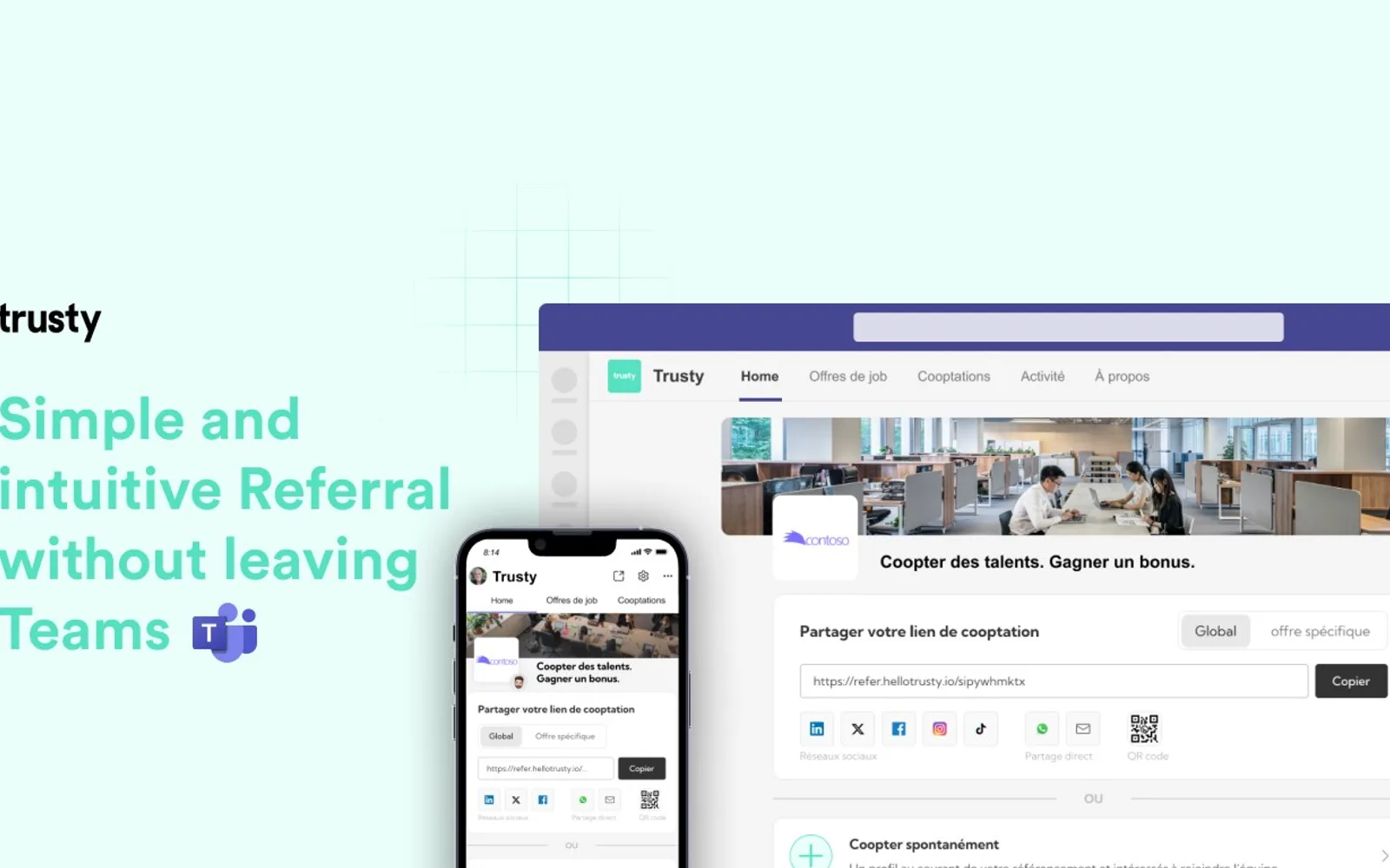 Trusty — screenshot from the Microsoft Marketplace listing
