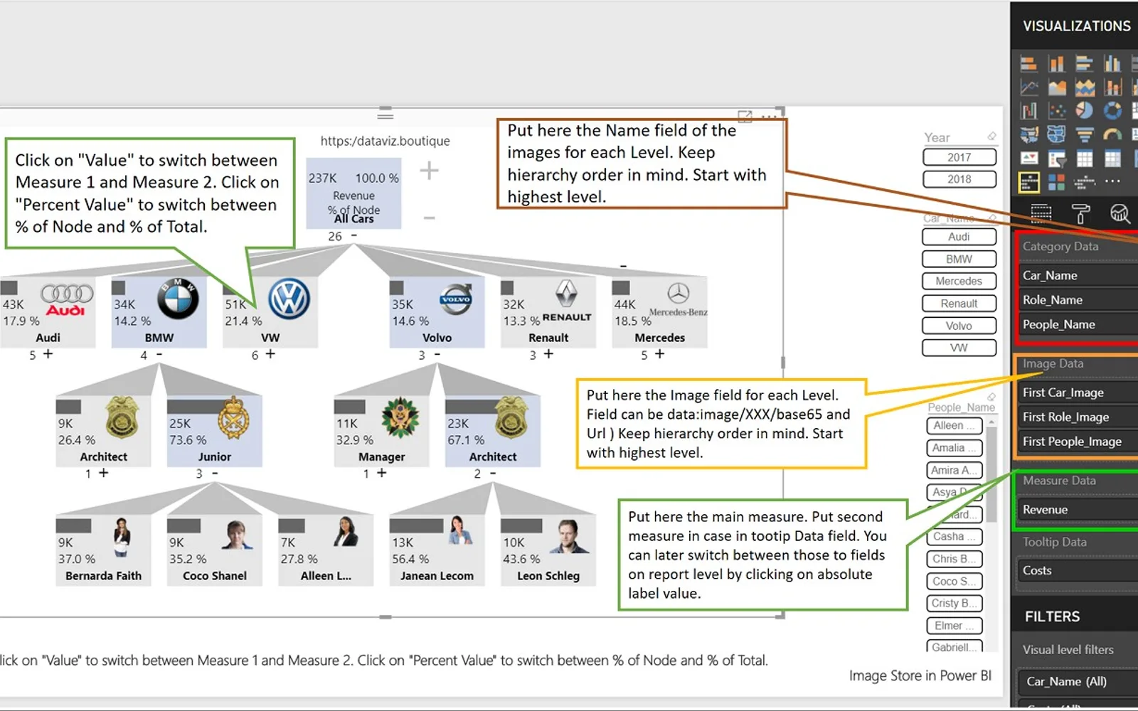 Ultimate Decomposition Tree — screenshot from the Microsoft Marketplace listing