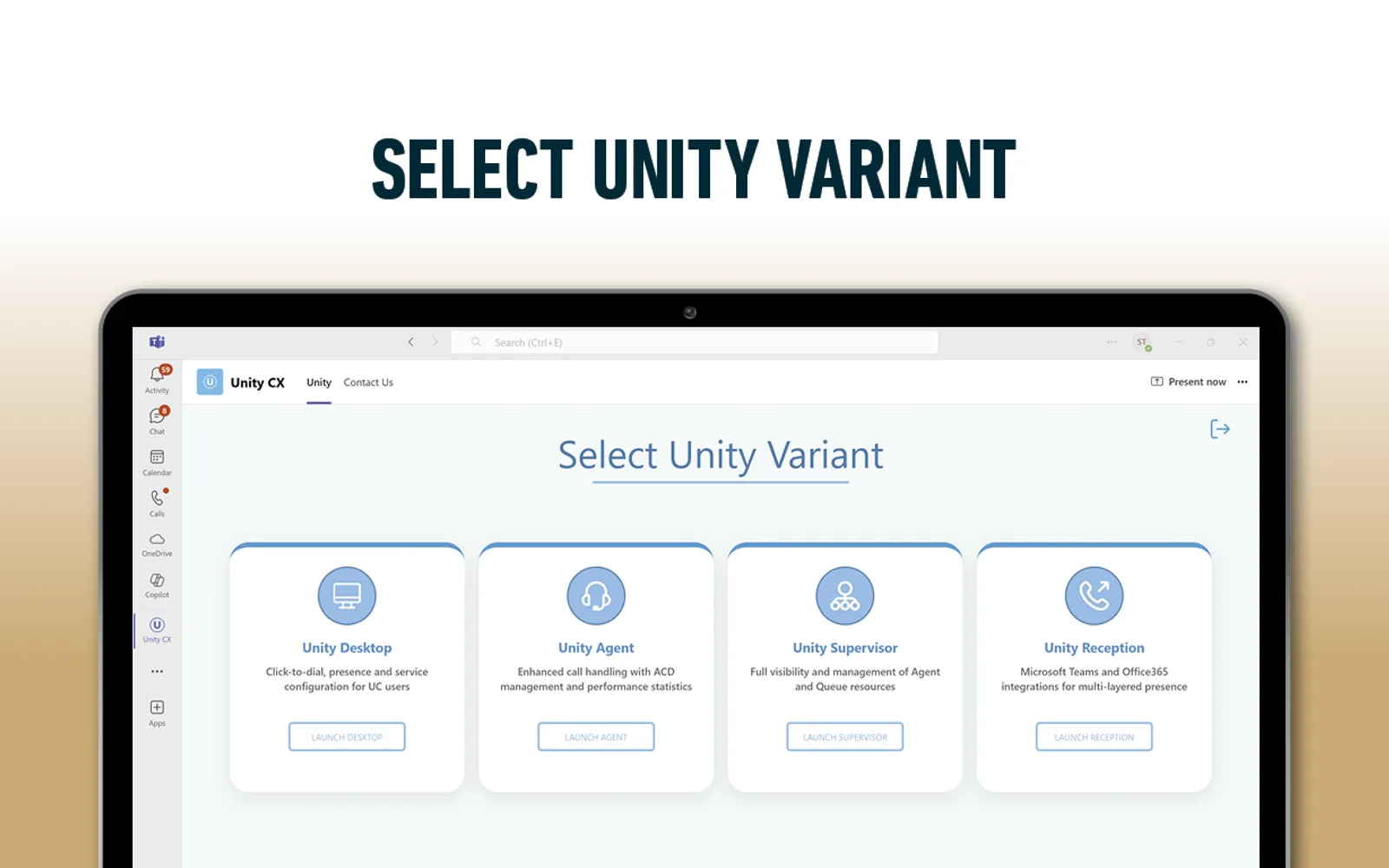 Unity CX — screenshot from the Microsoft Marketplace listing