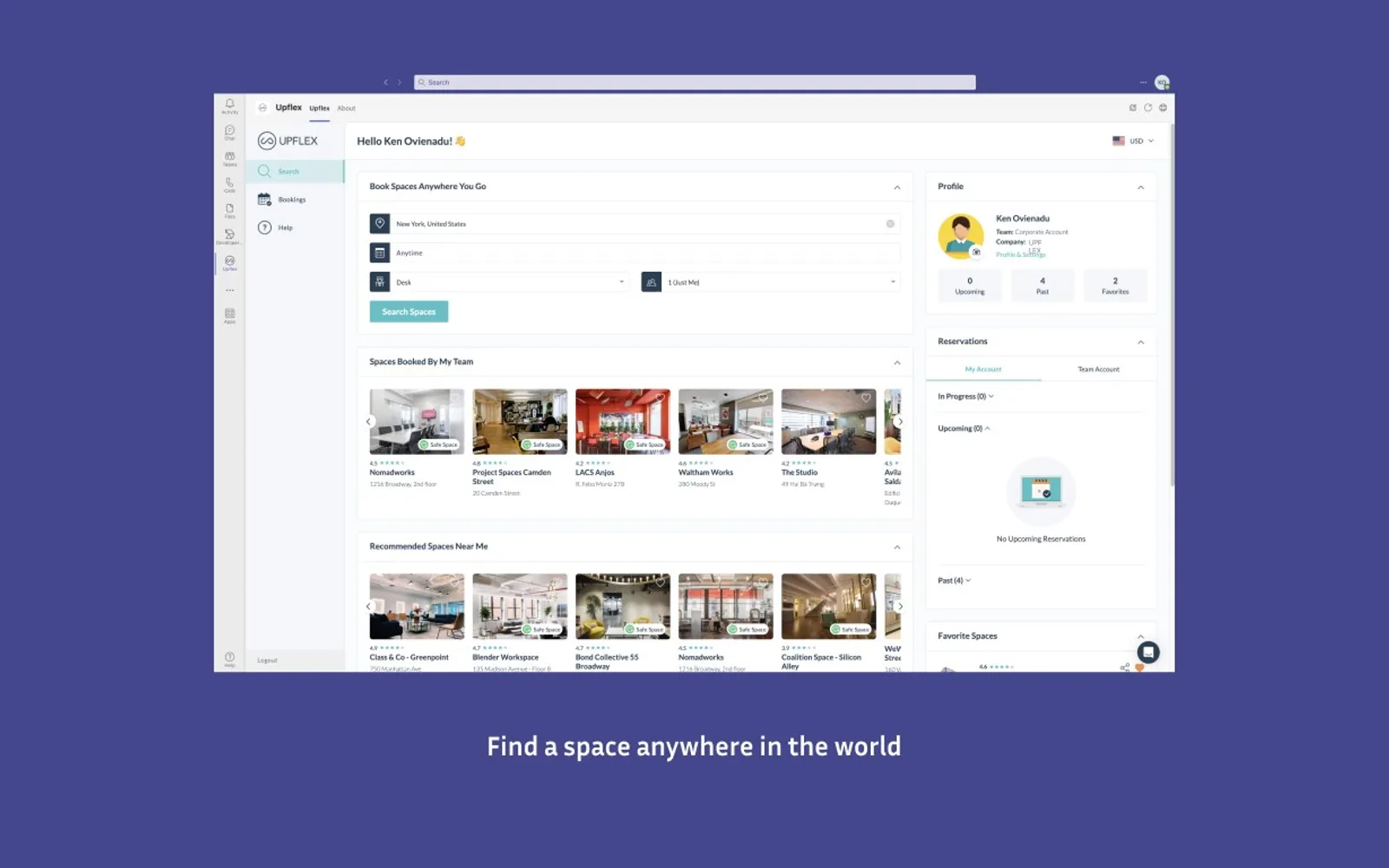 Upflex — screenshot from the Microsoft Marketplace listing