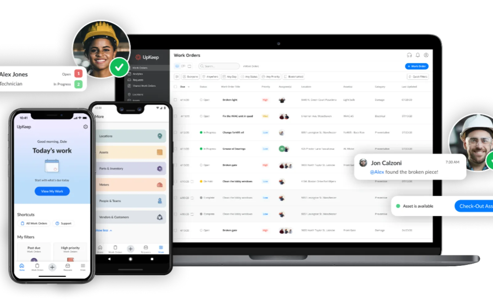 UpKeep CMMS — screenshot from the Microsoft Marketplace listing