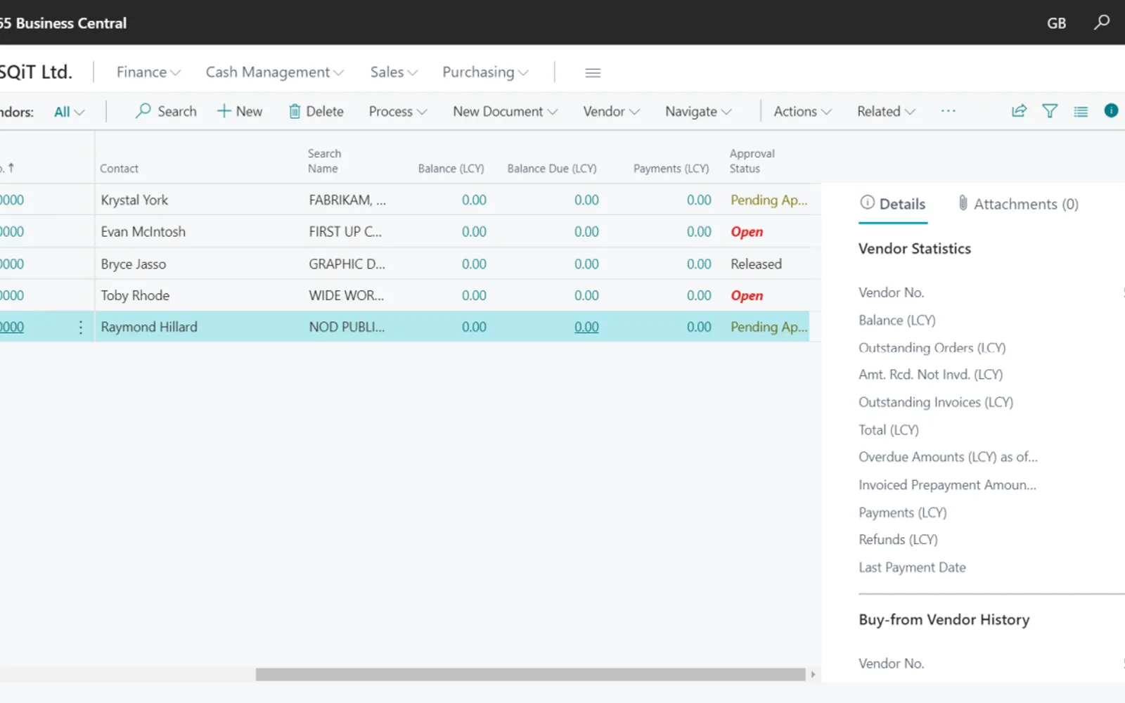 Vendor Approvals — screenshot from the Microsoft Marketplace listing