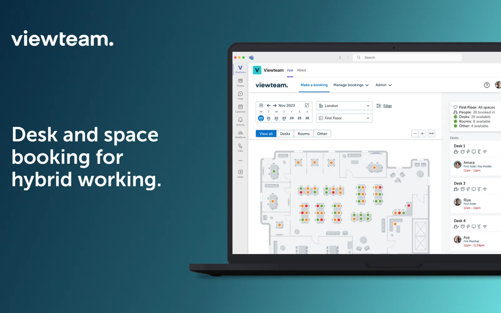 Viewteam — screenshot from the Microsoft Marketplace listing