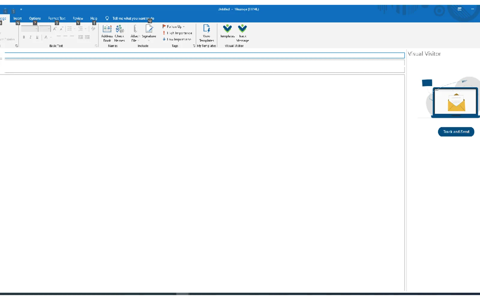 Visual Visitor — screenshot from the Microsoft Marketplace listing