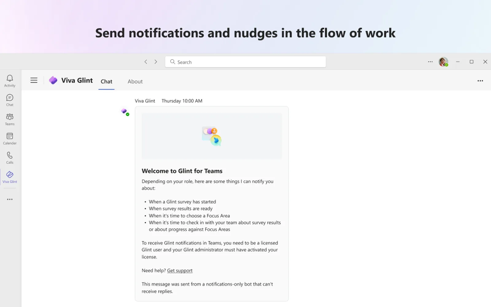 Viva Glint — screenshot from the Microsoft Marketplace listing