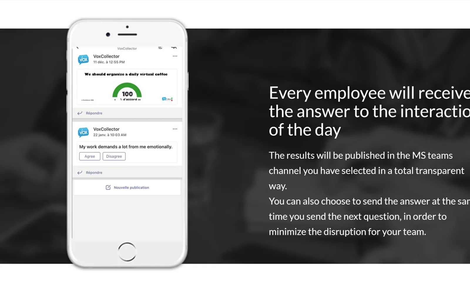 VoxCollector — screenshot from the Microsoft Marketplace listing