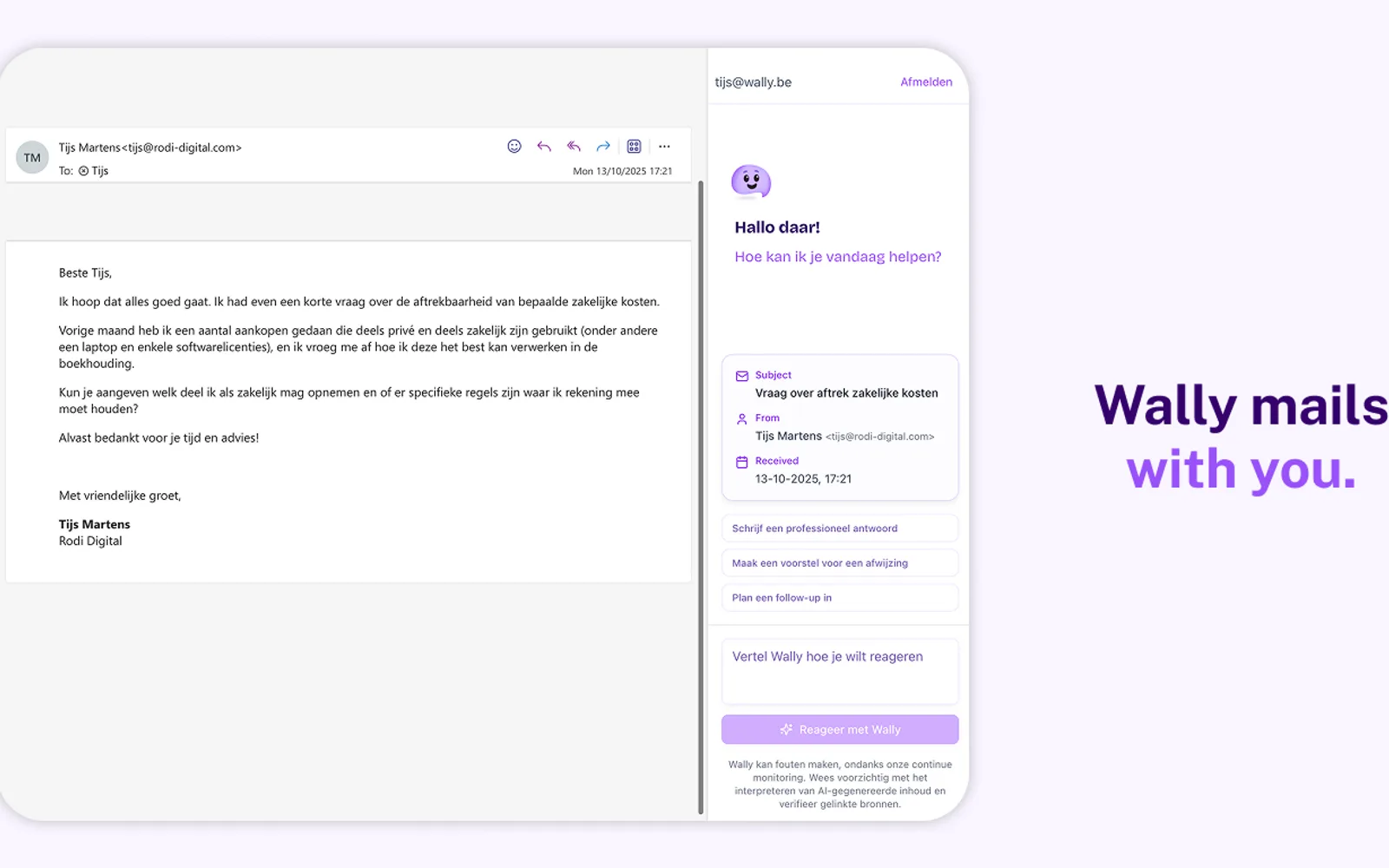 Wally — screenshot from the Microsoft Marketplace listing