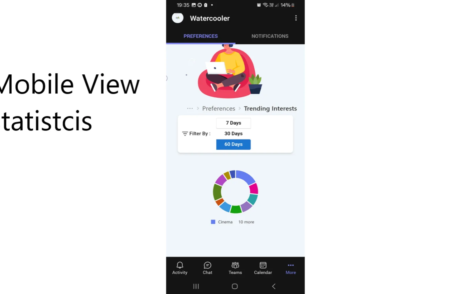 Watercooler — screenshot from the Microsoft Marketplace listing
