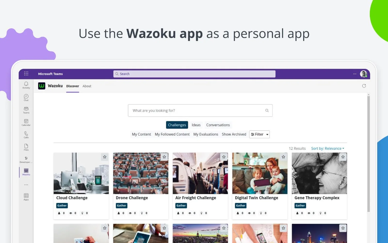 Wazoku — screenshot from the Microsoft Marketplace listing