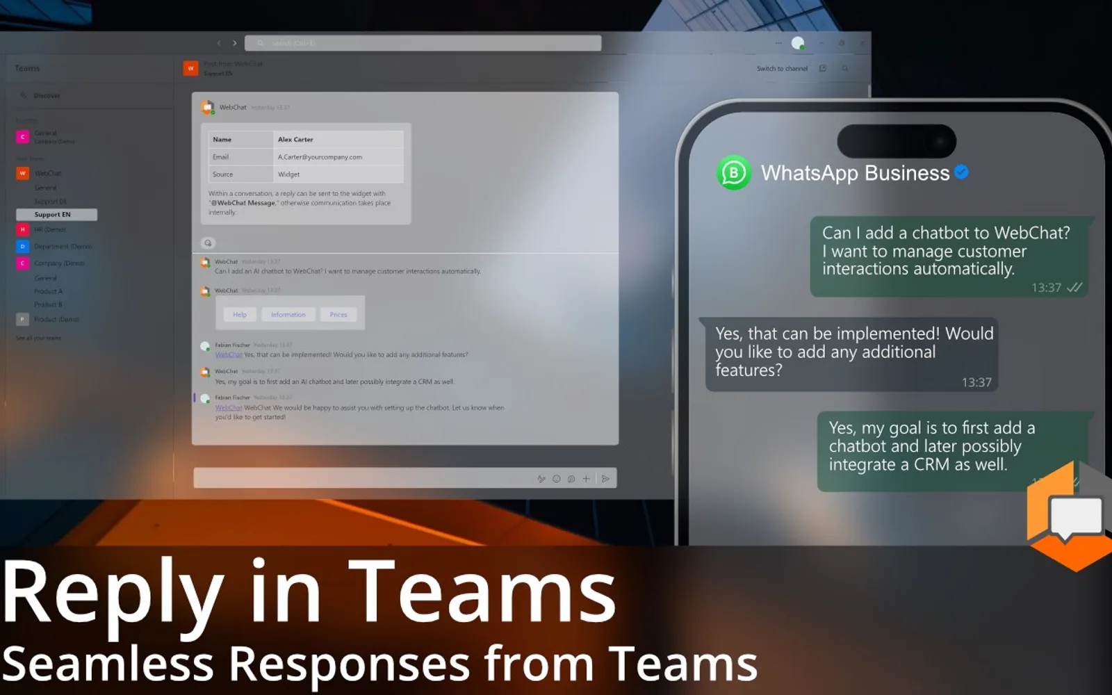 WebChat — screenshot from the Microsoft Marketplace listing