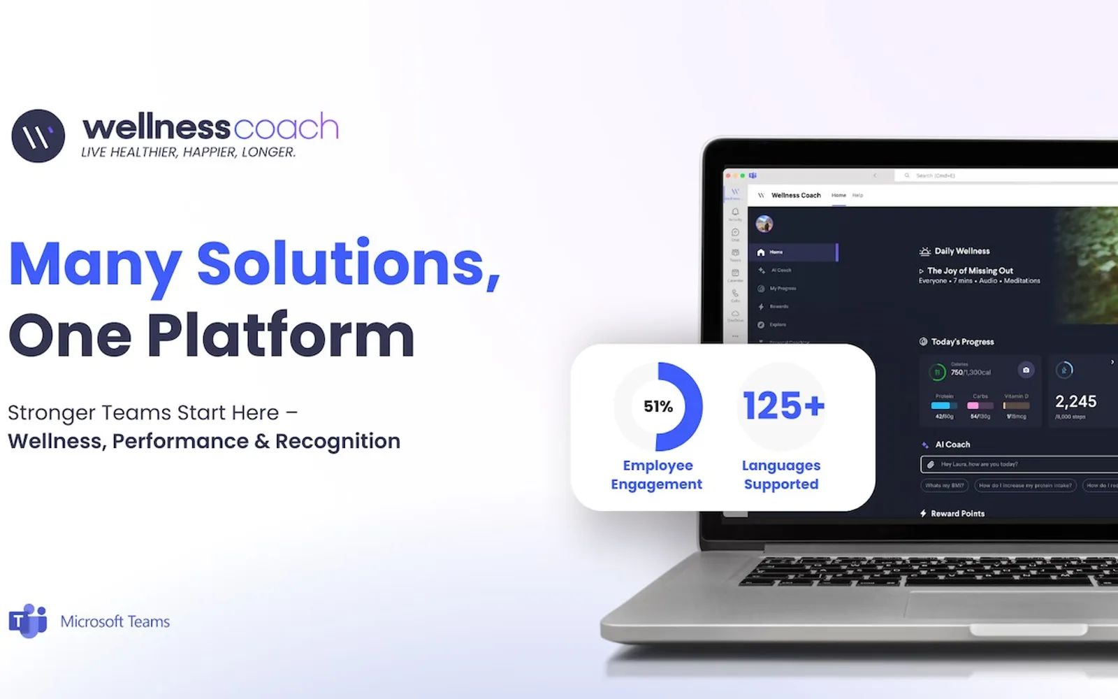 Wellness Coach — screenshot from the Microsoft Marketplace listing